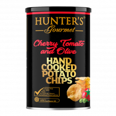 Hunter's Gourmet Cherry Tomato and Olive / Чипсы картофельные, 150 г, томат черри и олива