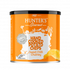 Hunter's Gourmet Sweet Chilli Chutne / Чипсы картофельные, 40 г, сладкий соус чатни и перец чили
