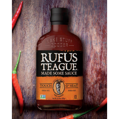 Rufus Teague TOUCH O‘HEAT / Соус томатный для барбекю, 432 г, острый с перцем