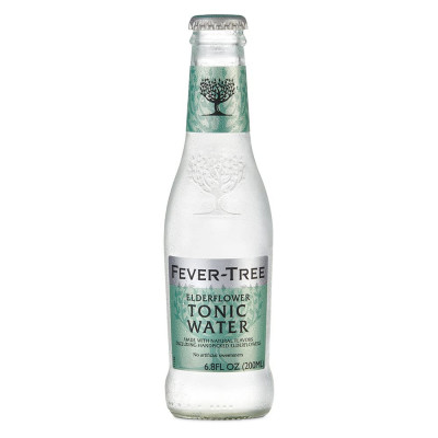 Fever Tree Elderflower Tonic Water / Напиток газированный, 200 мл, бузина и хинин
