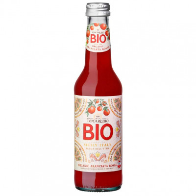 Tomarchio BIO Aranciata Rossa / Напиток газированный сокосодержащий 20%, 275 мл, апельсин